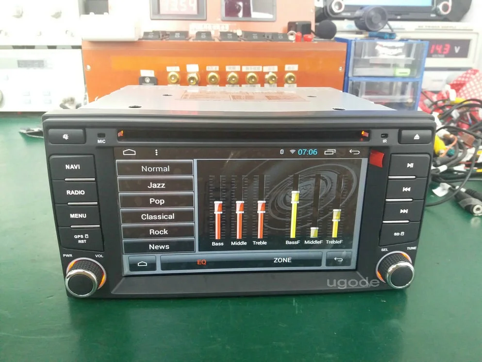 ugode Android car DVD Player GPS Navigation Stereo Parts Accessories for Livina Micra Note Juke  ALMERA