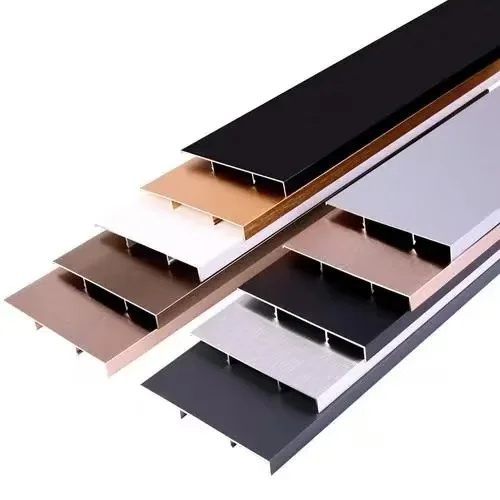 hot sale flooring waterproof aluminum skirting boards multiple color temperatures wall skirting board profile