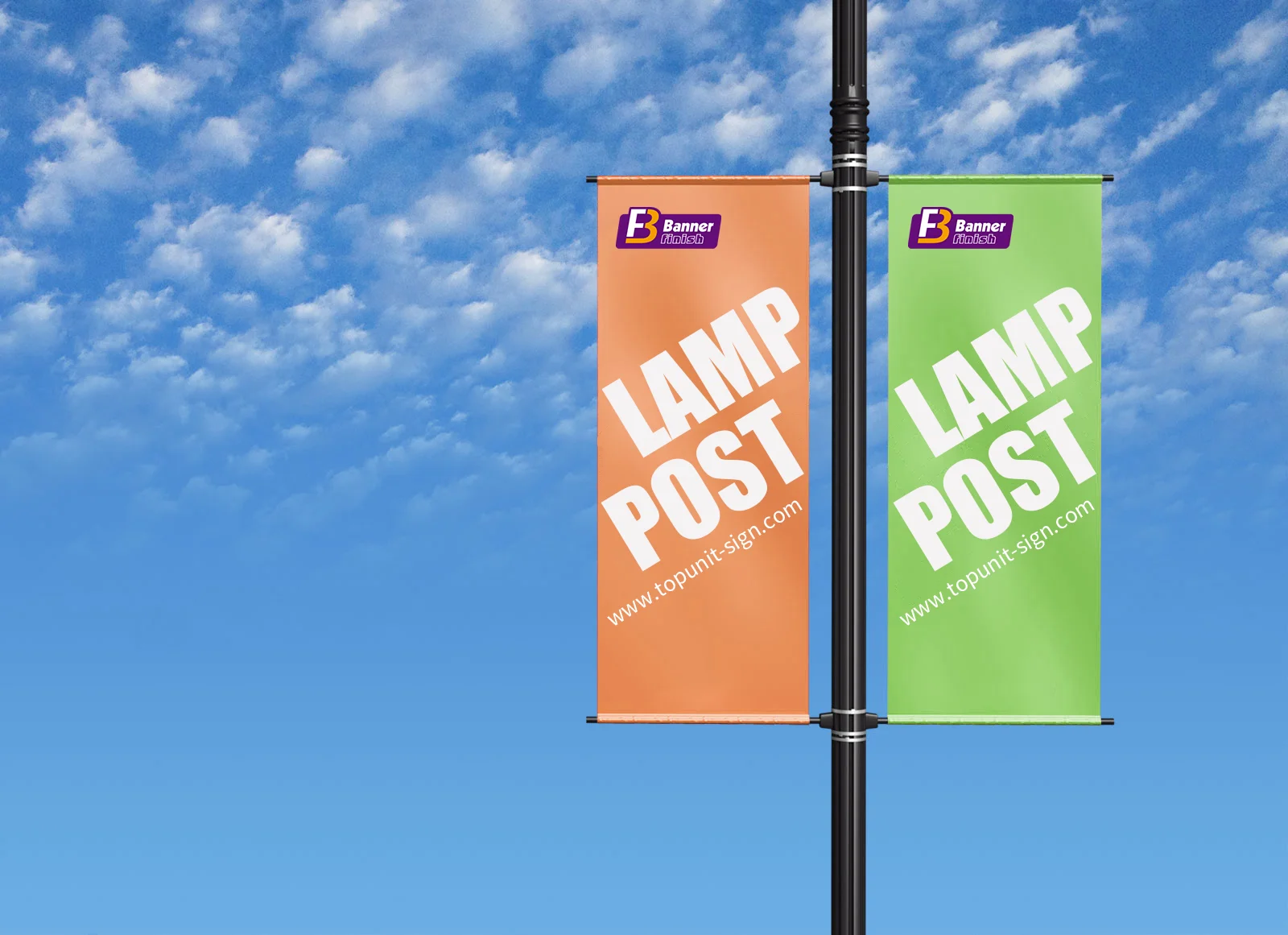 high quality aluminium street telegraph pole flag flags flagpole stand