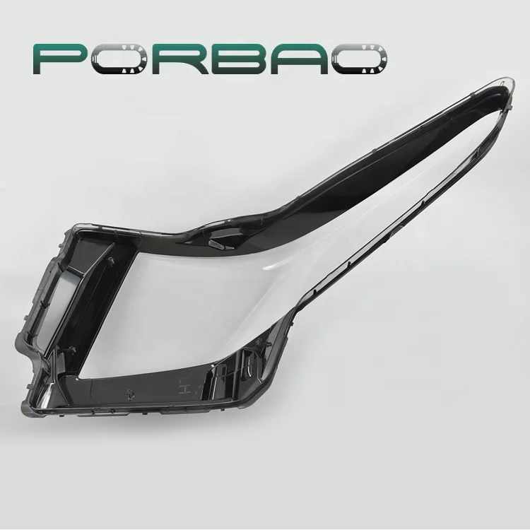 Автомобильные детали PORBAO прозрачная стеклянная крышка для объектива передней фары с черной рамкой 13-16