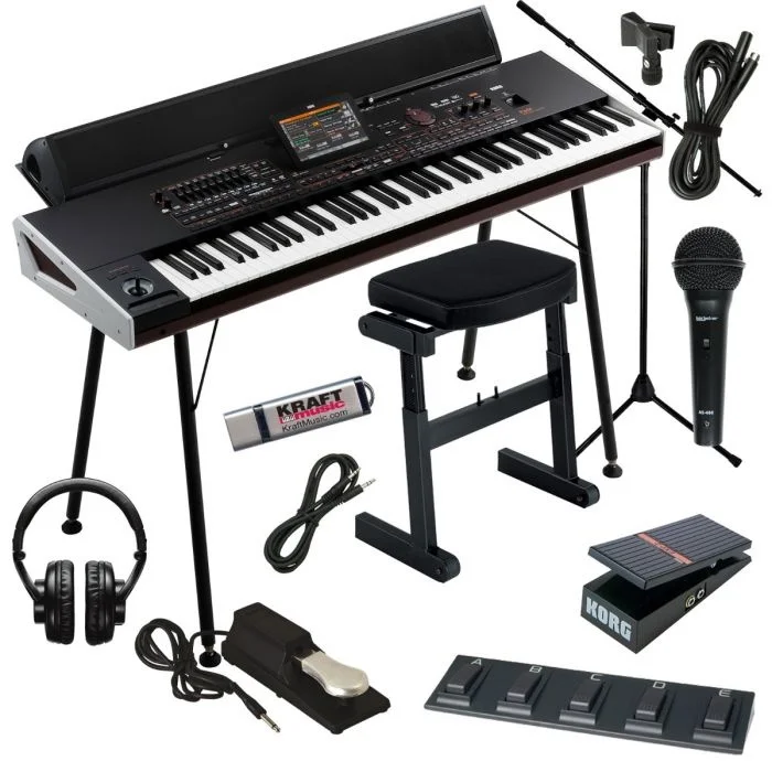 feelset Korg PA1000 PA800 PA700 PA600 61-Key Professional High Performance Arranger PA-1000 top