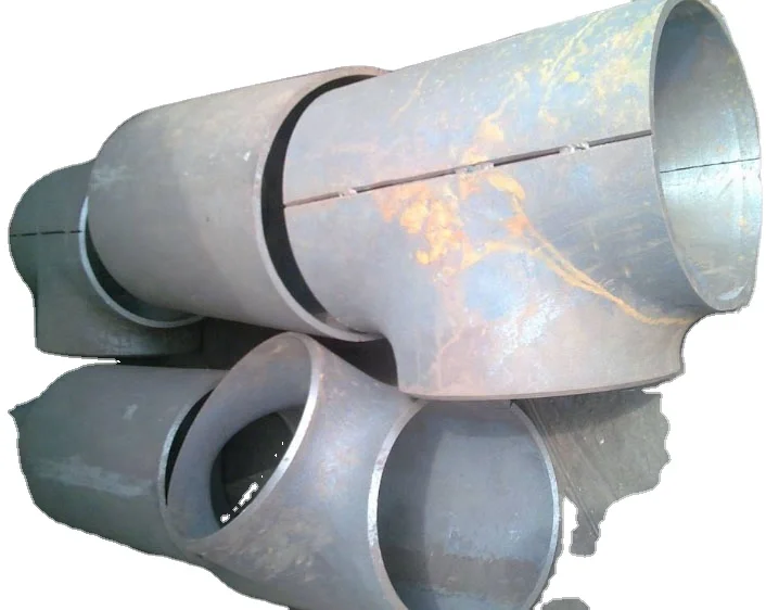 ASTM A234 WPB carbon steel forged split tee