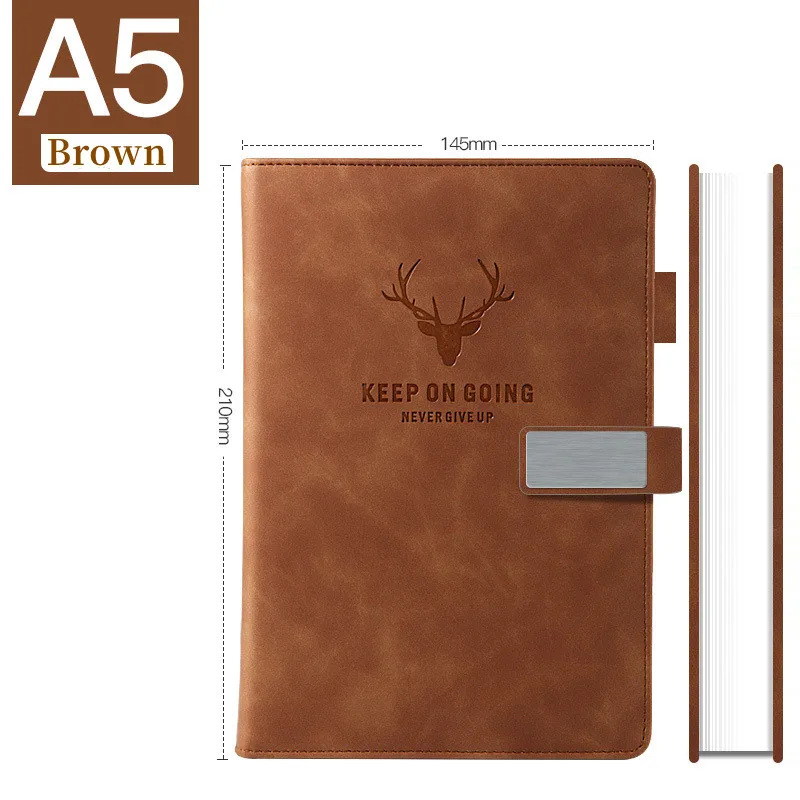 Promotion Custom Business Gifts A5 Size  PU Notepad Company Activities Book Printable Logo Business Notebook