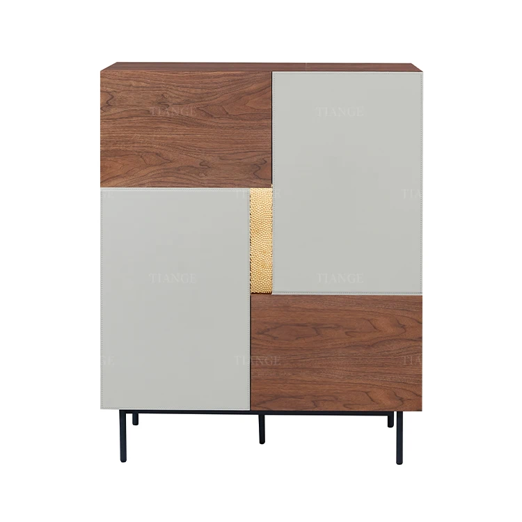 Chinese Cabinet Modern Wooden Luxury Industrial Sideboard Console Table Cupboard