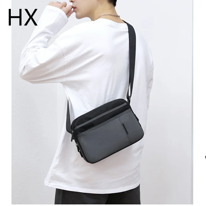 wholesale custom print water proof cheap inclined business shoulder crossbody messenger  bags for men