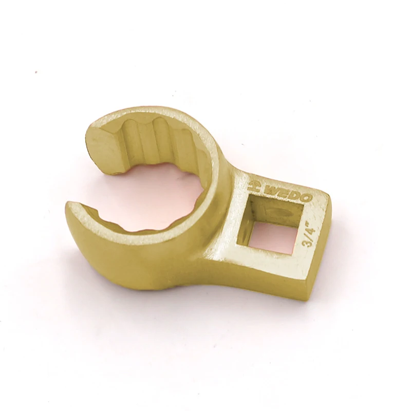 WEDO TOOLS Industrial Level Aluminium Bronze Alloy Crow Foot Box End Wrench Non-Sparking