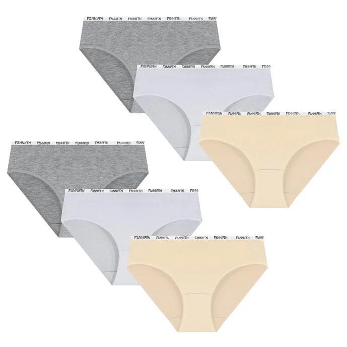 Lady Panties Customized design high and low waist women panties cotton underwear with letter