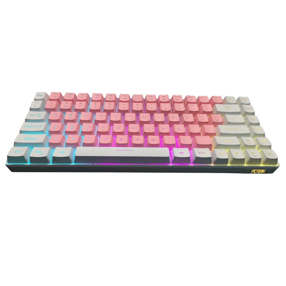 RGB Backlit Keyboard and Mice for Computer Laptop Ergonomic Illuminated Key board 2.4g Wireless Keyboard and Mouse Combo