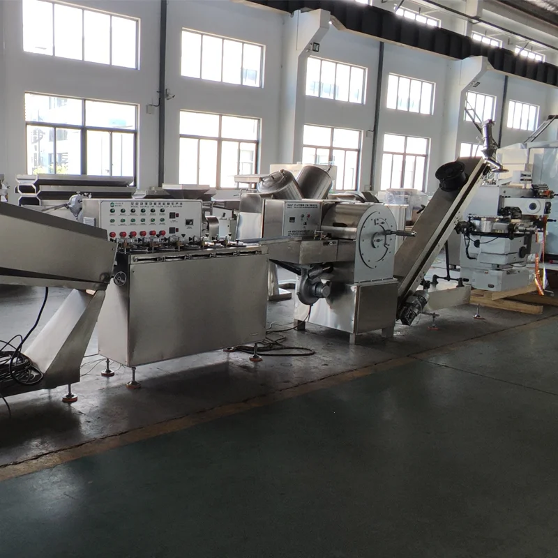 Haitel New Food Industry Sugar Equipment Electric Industrial fruit candy machine price hard boiled candy making machine