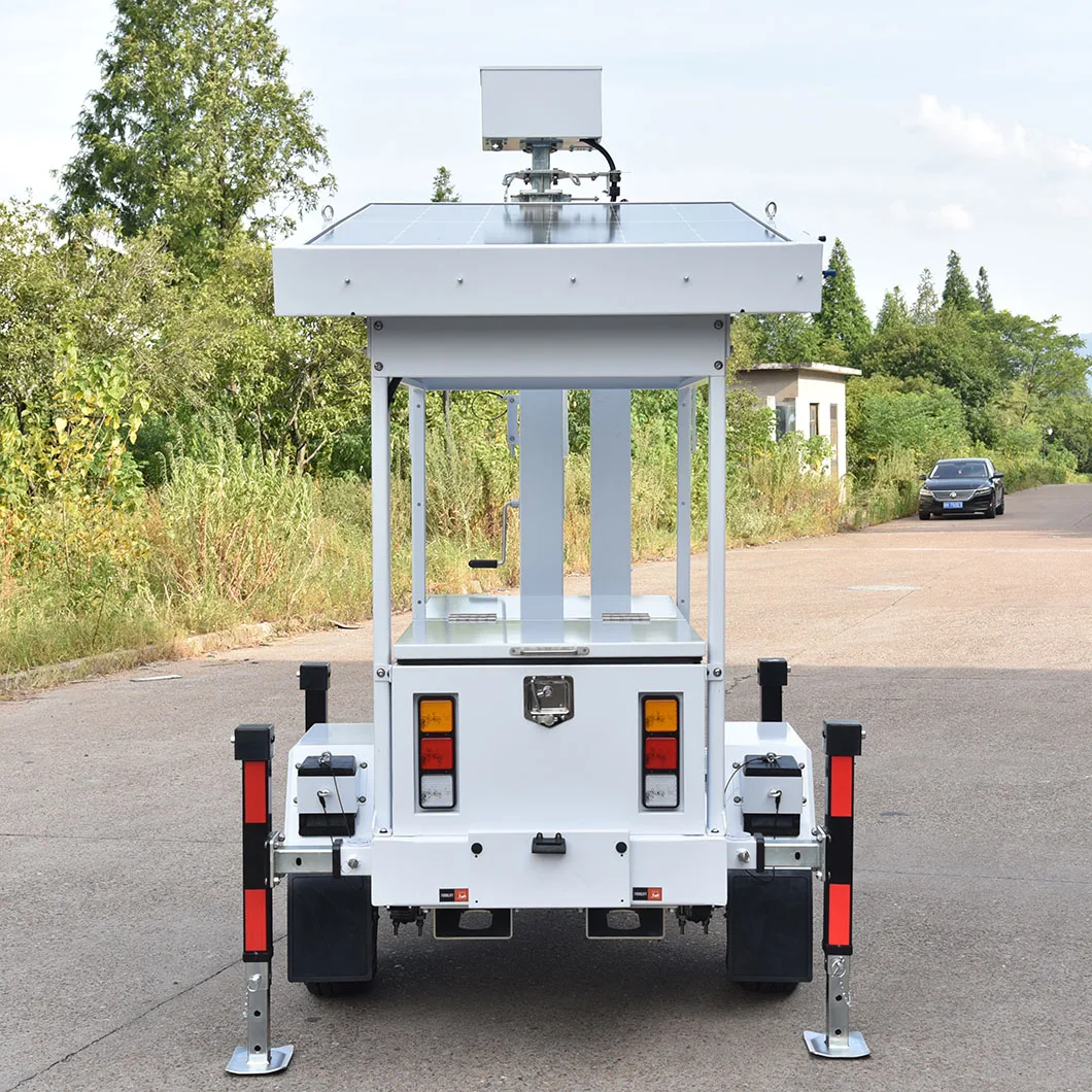 Mobile Surveillance Trailer Solar CCTV