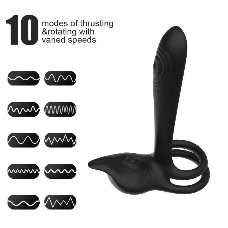 Explosive Style Dual Cock Ring Sexy Woman Cock Ring Silicone Inflatable Cock Ring