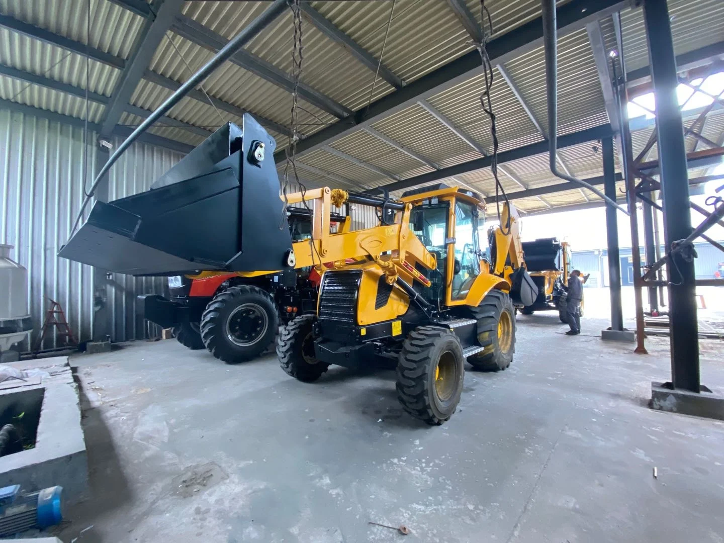  Экскаватор-погрузчик Canmax jcb3dx backhoeloader CM870H сделано в Китае дешево для