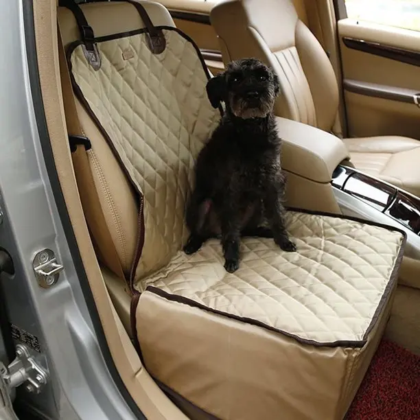 Car Pet Seat Cover Front or Rear for Dogs Puppy Waterproof and Non-Slip Protect