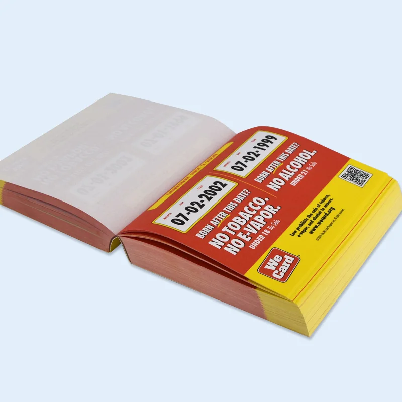 Customized 4-color printing memo pad industrial price and beautiful cover paper