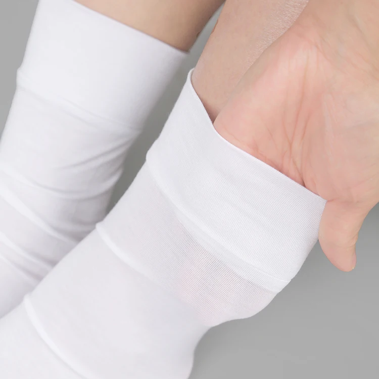 Sleeping Socks Breathable White Moisturizing Eczema Socks Anti Dry Cracked Feet Moisturizing Foot Care Anti Cracked Women Socks
