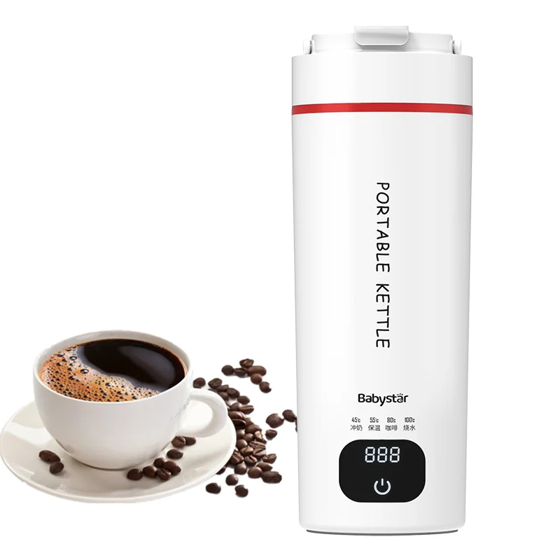 Raf Quality 2024 electric portable smart heated drink cup kettle for boiling water heaters