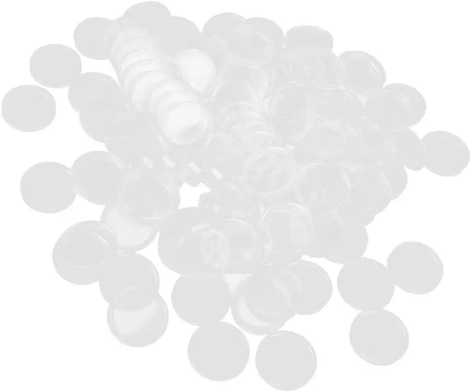 Premium ULTRA 22 mm Coin Capsules Scratch-resistant Clear 1/4oz Silver Britannia Coins Plastic Box