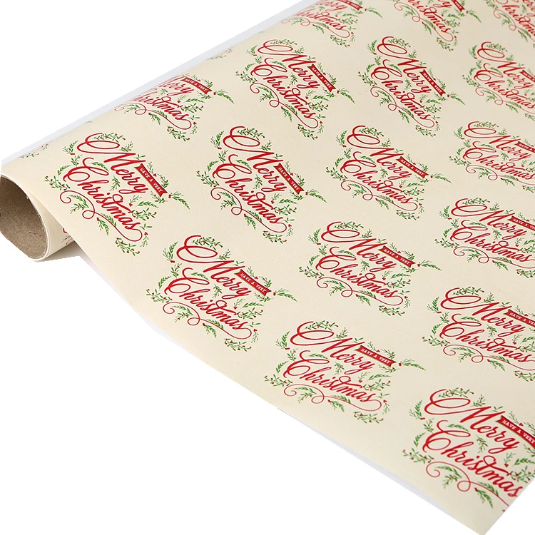 Brown Kraft Paper Sheets Roll Custom Logo Gold Foil Gift Wrapping Paper Sheet Top Selling Products Paper PE