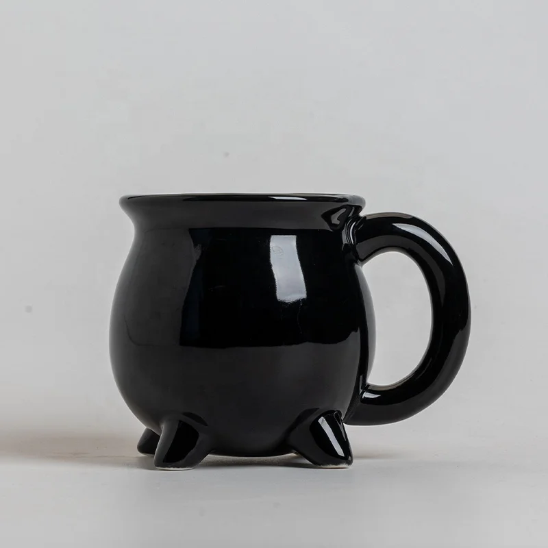 Creative Ceramic bruja brew mug, witches brew cauldron mug cups, witches brew  mug