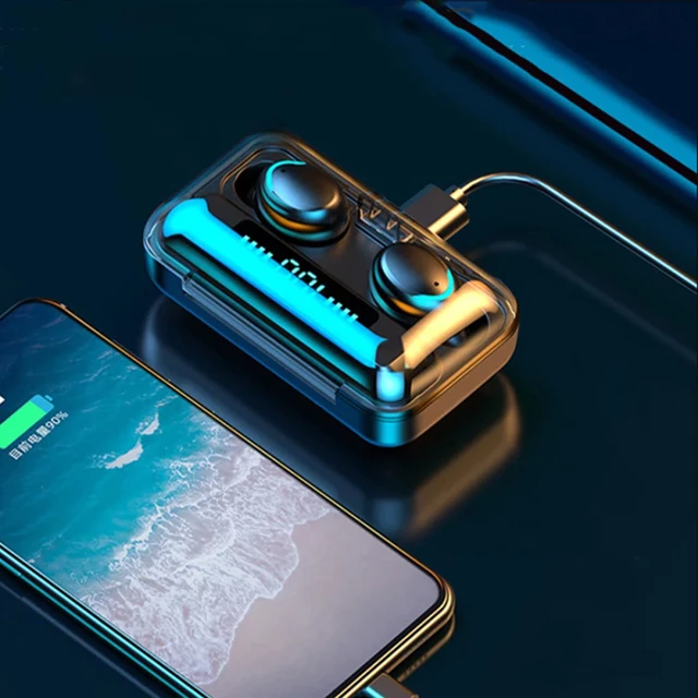 Audifonos F9-5 Headphones, Ipx7 Bt 5.0 Auriculares F9 Tws Touch Control Ture Wireless Earbuds Earphone