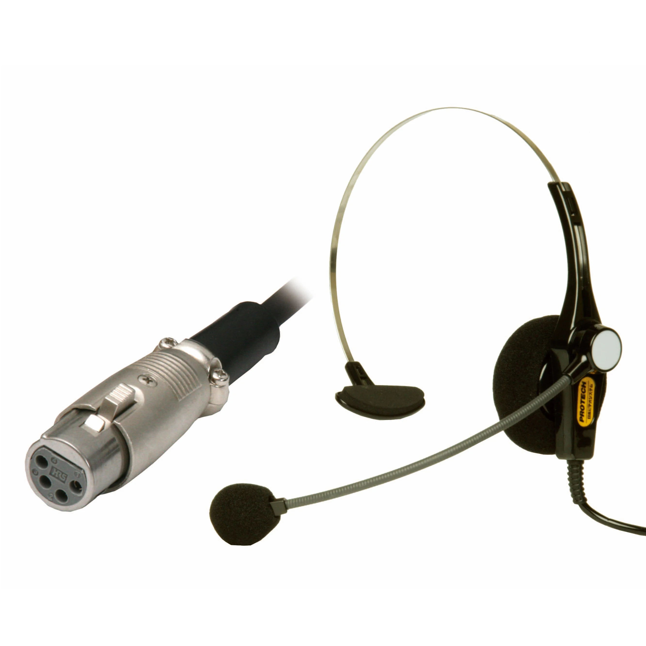 BNC cable connect portable device headset wired intercom for live event concert shooting film