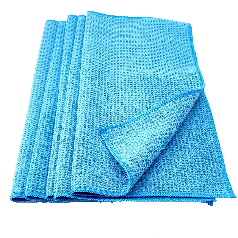 korean microfiber cleaning cloth microfibre washing micro fiber detailing car care product waffle weave drying towels for cars