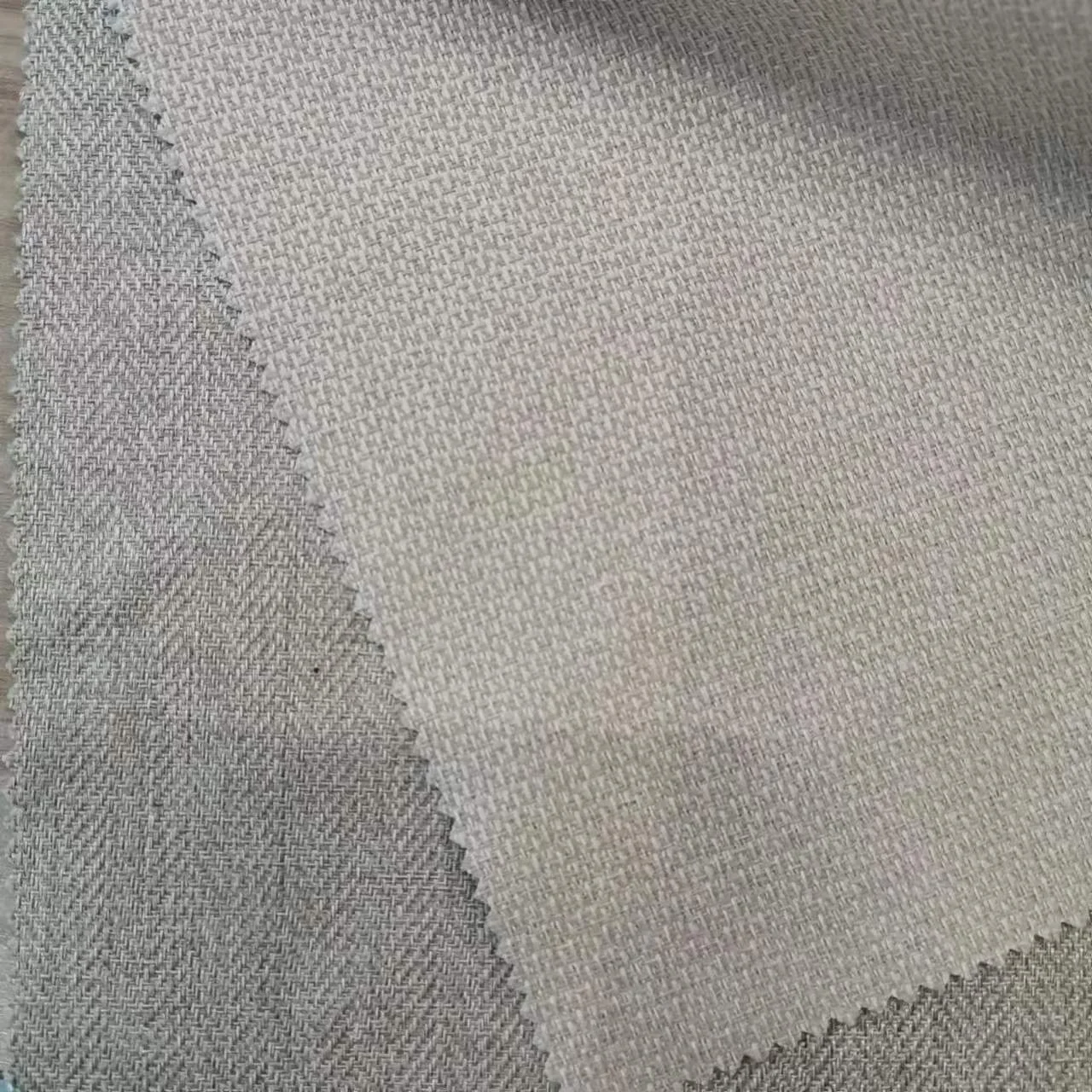 Hometextile linen look curtain coating fabric