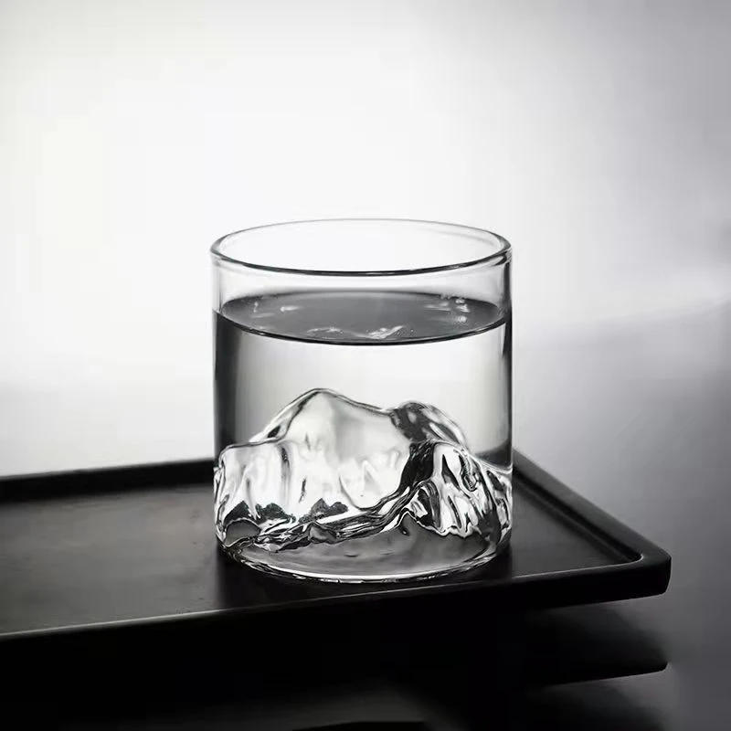 Новое поступление новейший дизайн горная форма очки для напитков виски чашка Цилиндрический Стакан воды офиса