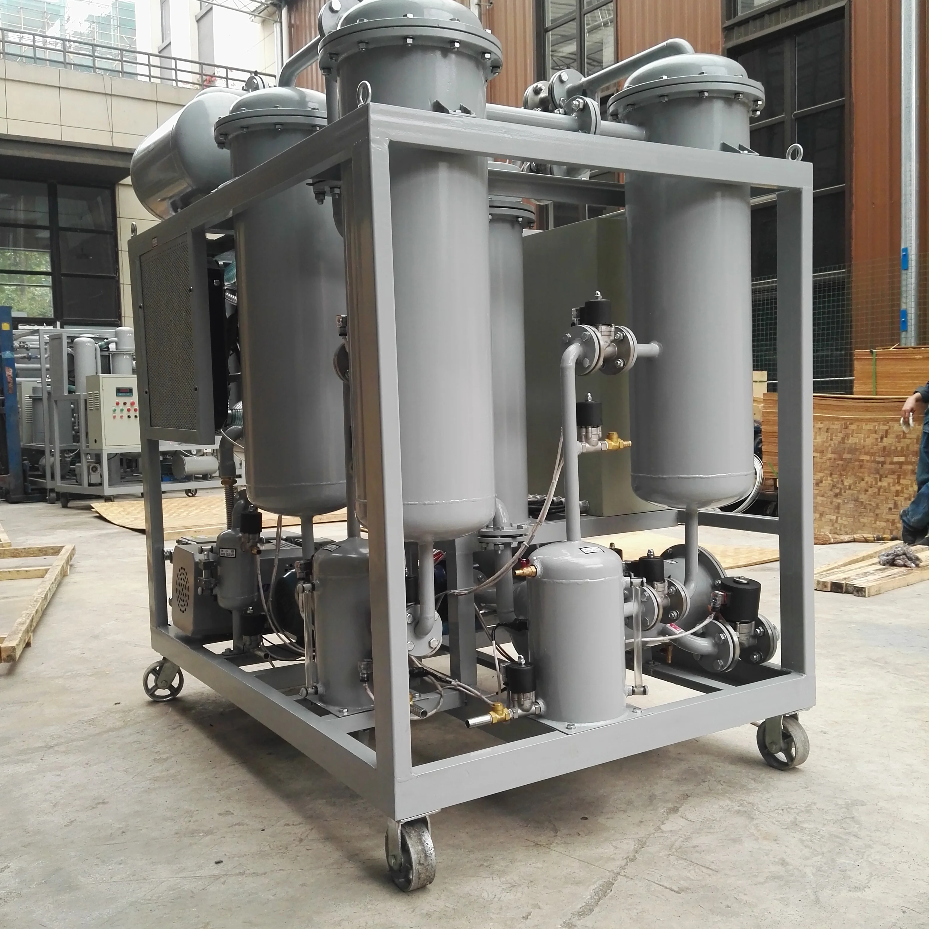 High Viscosity Gear oil Purifier Turbine Oil Coalescing Separating Filter Purification Machine