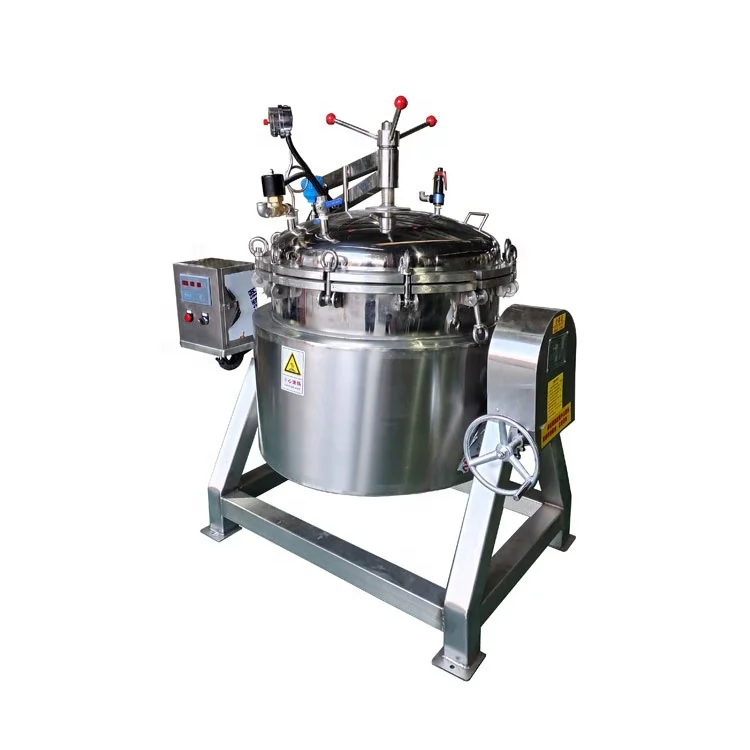 industrial pressure cooker, 600L  bone soup kettle,pork cow bones beans cooking kettle