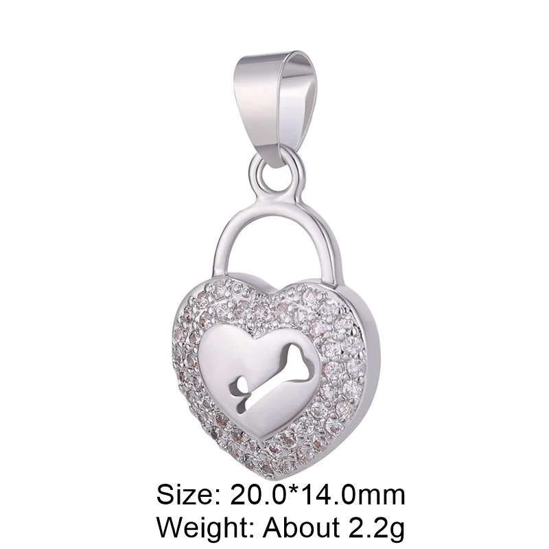 DIY Luxury Gold Lion Hamsa Hand Love Heart Locket Lips Snowflake Charms For Women Handmade Pendant Jewelry Making