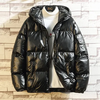 Outdoor autumn winter puff mens sliver jacket bread coat unisex 2020 china custom