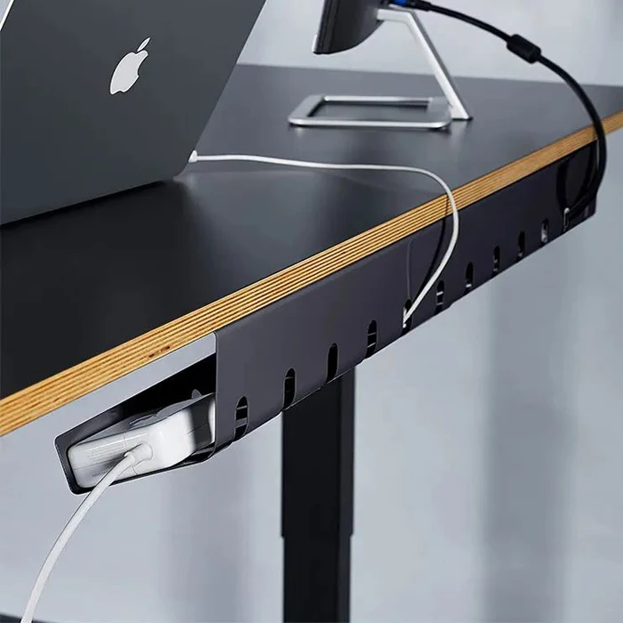 Custom Processing Rugged Cable Management Trays Office Furniture Cable Tray Cable Management Under Desk Tray