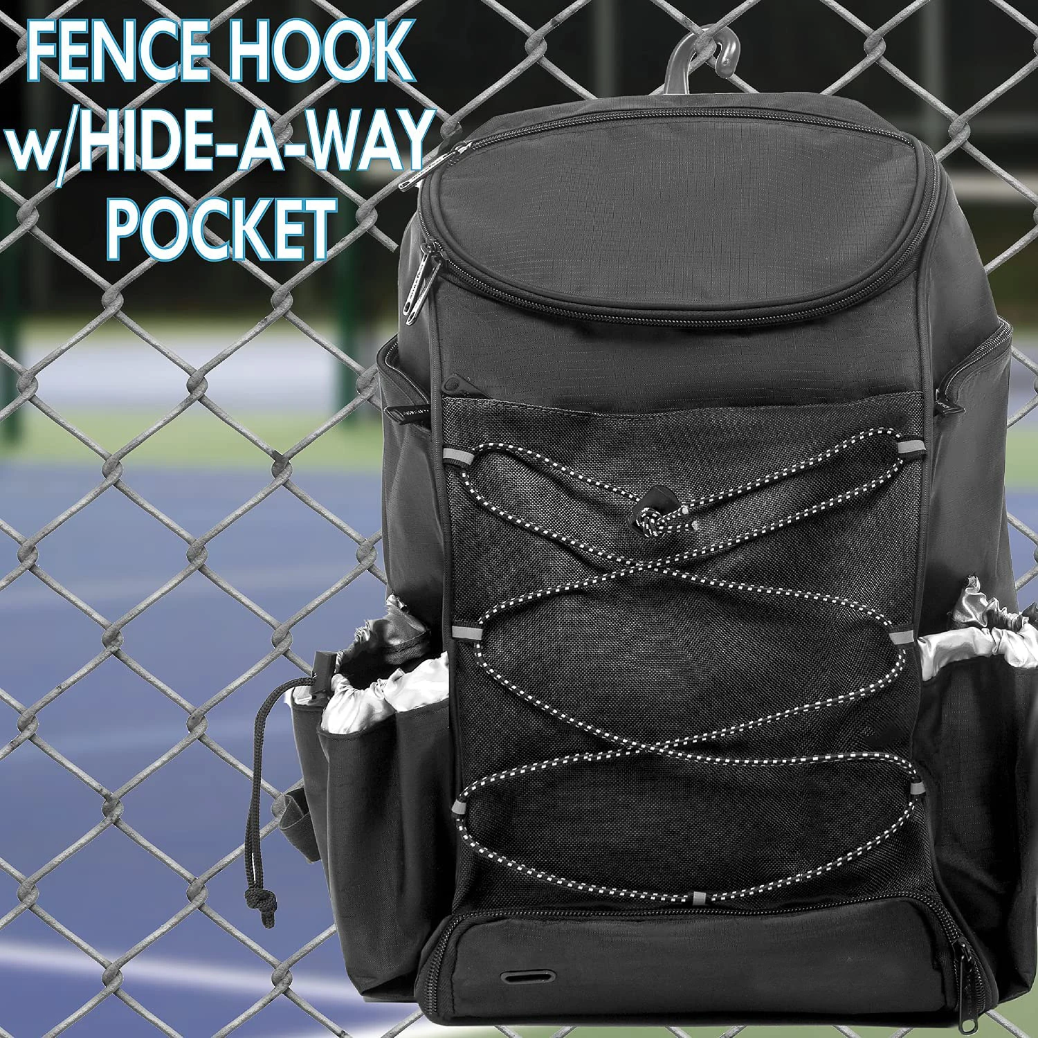 Новейший дизайн спортивный держатель для теннисных мячей лопатки пиклбола сумка бадминтона рюкзак