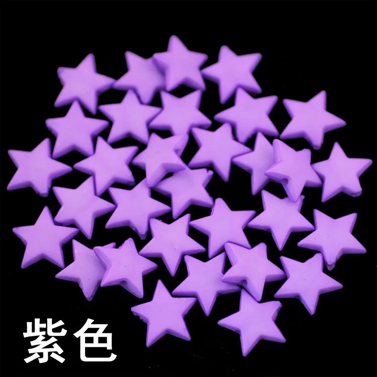 Звездный дизайн среднее отверстие простые Звездные бусины плоские милые для девочек повязки для волос аксессуары