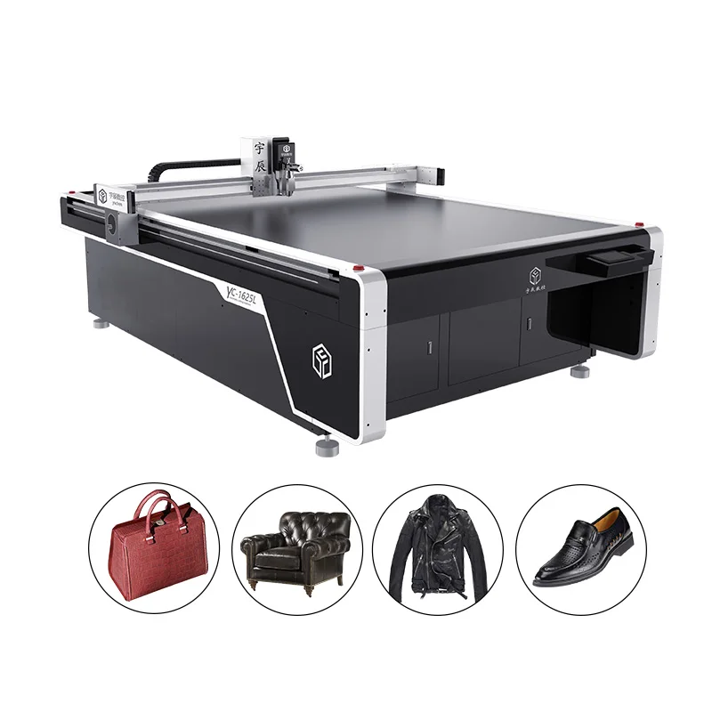 Yuchen CNC Artificial Leather Rubber Leather Genuine Leather Cutting Machine