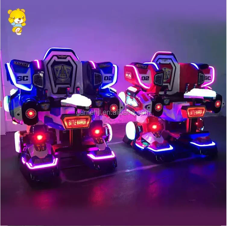 Battery Operate Robot Machine Amusement Park Shoot Walking Battle King 360 degree radar warning electric Robot