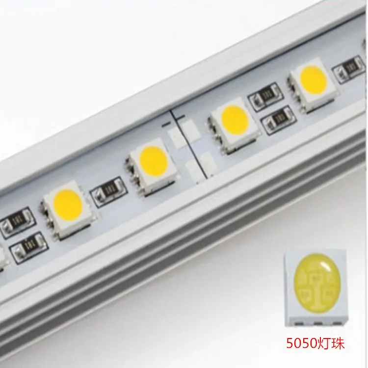 DC12/24V low volt led hard tape with aluminum profile 5050 led rigid strip