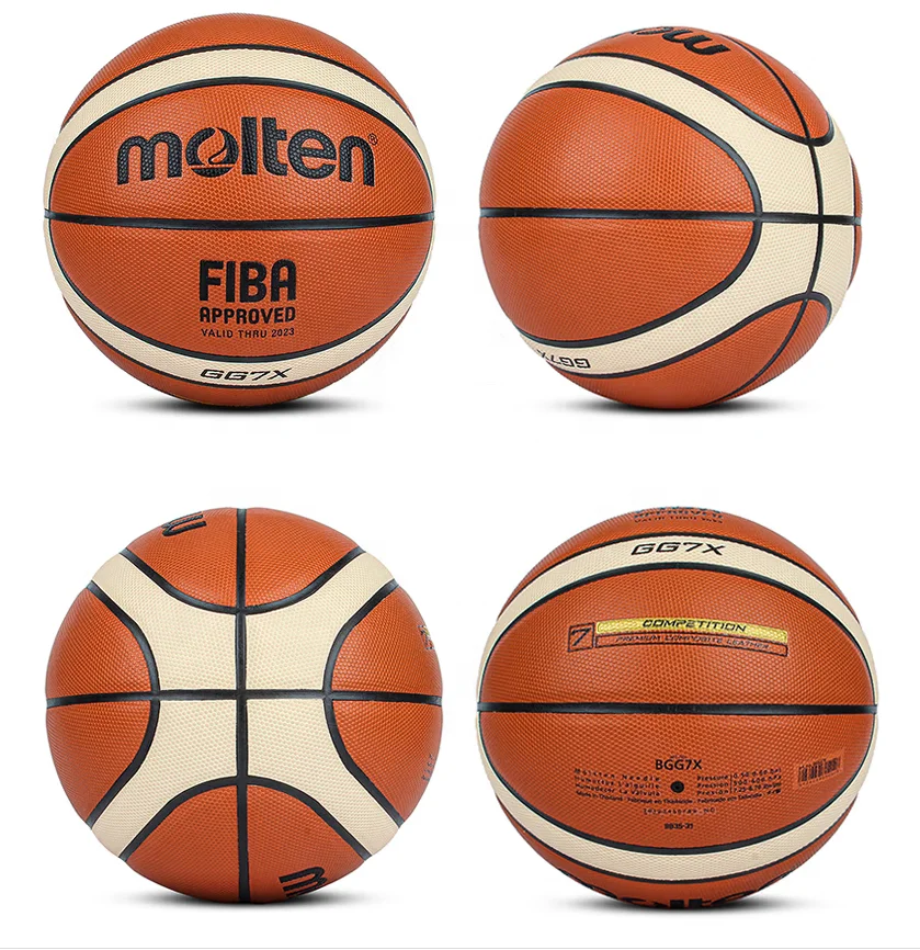 FIBA Official Size Match Molten GG7X/GL7X/GM7X/GF7X/GG6X/GM6X/BG4500 size 5 size 6 size7  basketball ball