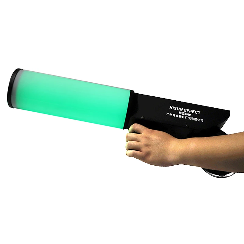 Led Dj Gun Smoke Fog Cannon Column Strong Cryo Stage Equipment Party Wedding Disco Night Club Concert Hand Hold Co2 Jet Machine