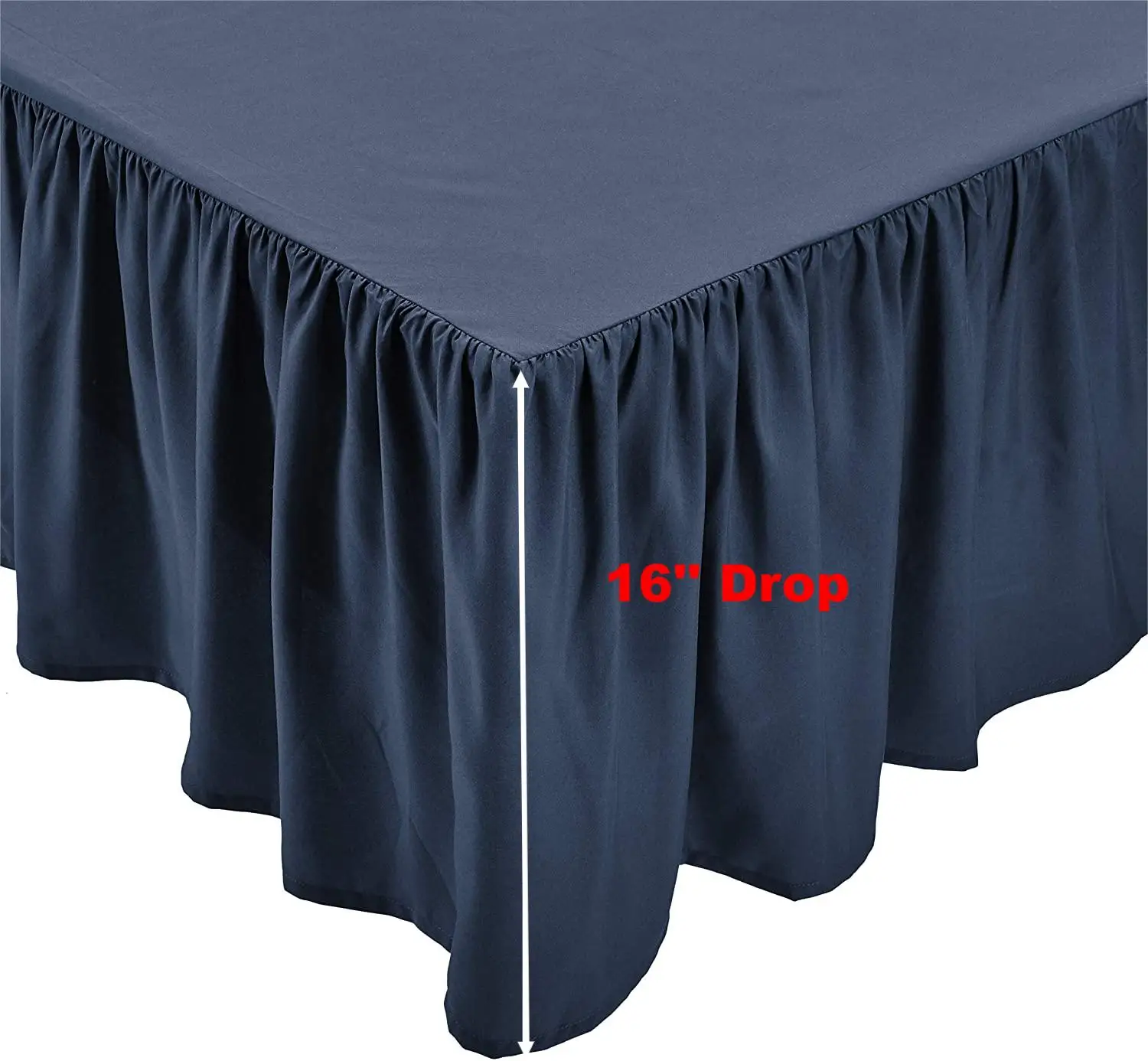High Quality Home Decoration Super Soft Microfiber Ruffled Bed Skirt