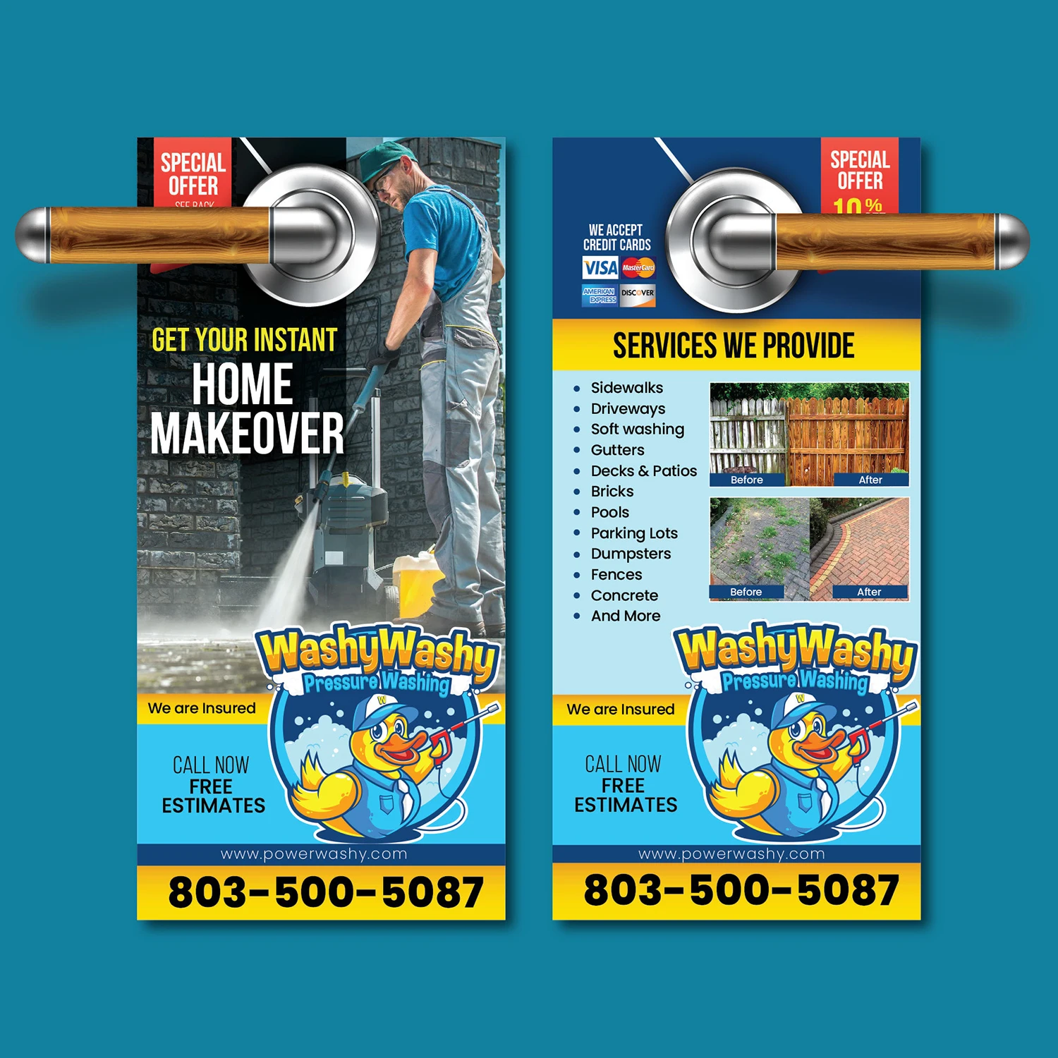 Premium 300gsm Paper Custom printing service menu brochure manual catalogue pamphlet door hanger flyer printing