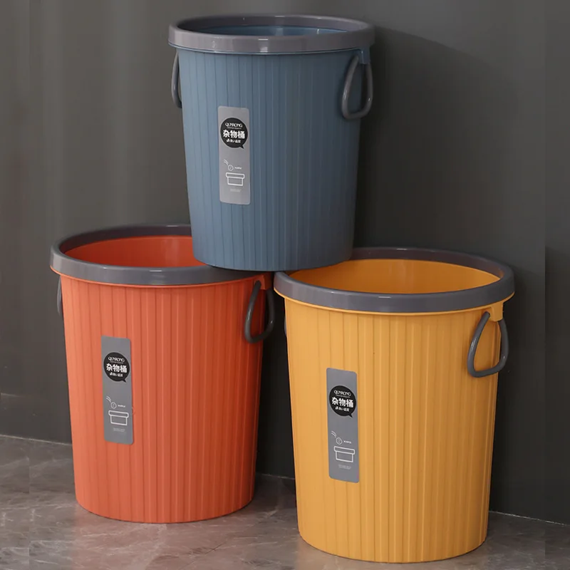 9L Customized Logo Durable Indoor Garbage Kitchen Waste Bin Toilet Dustbin Household Plastic Trash Can