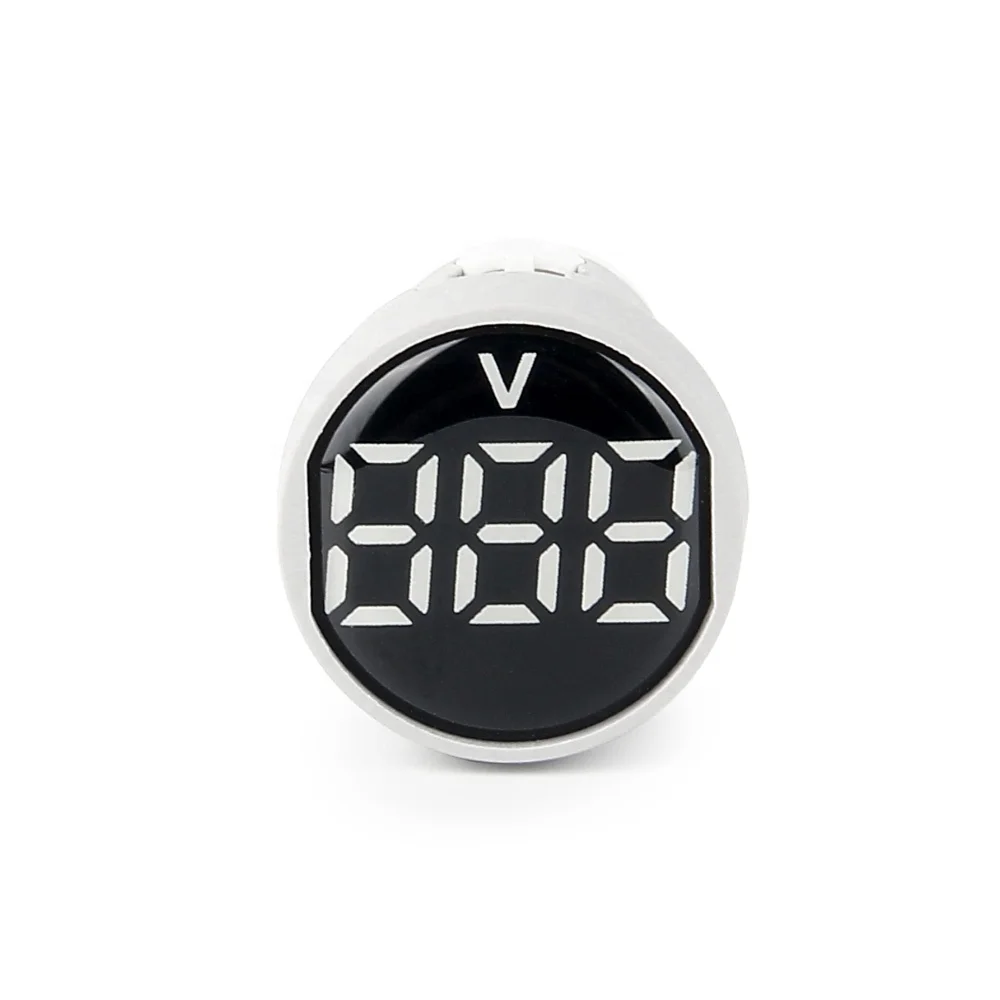 NIN crystal square white auto analog digital voltmeter price
