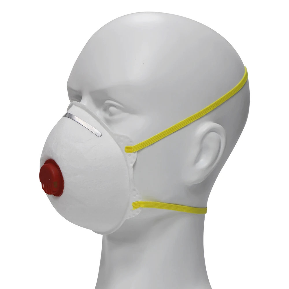 
manufacturers China in stock 5 Ply approved reusable white cup KN95 face mask with valve mask 