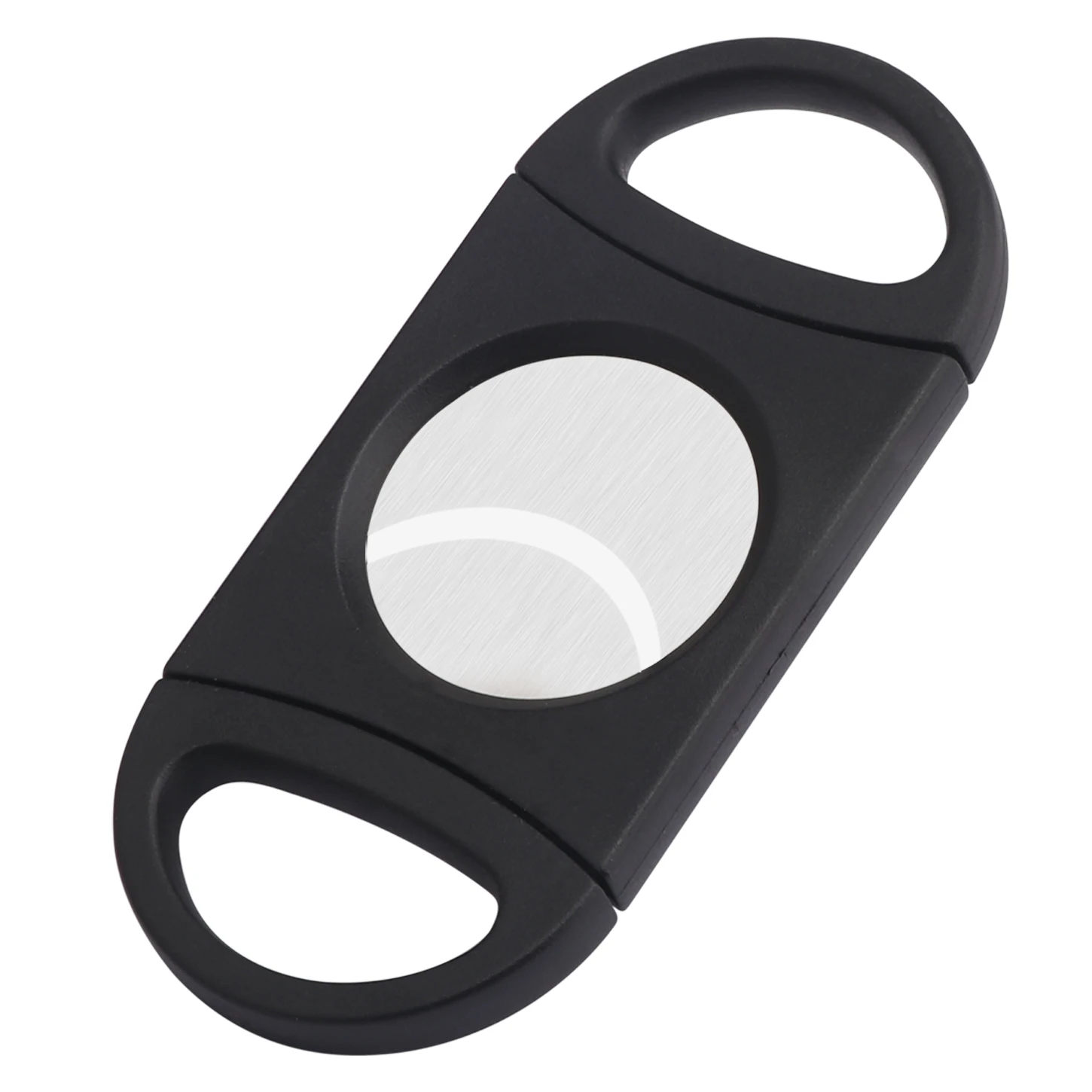 XiFei Hot selling Cigar Cutter Good Price,Double Blades Black Plastic Cigar Cutter