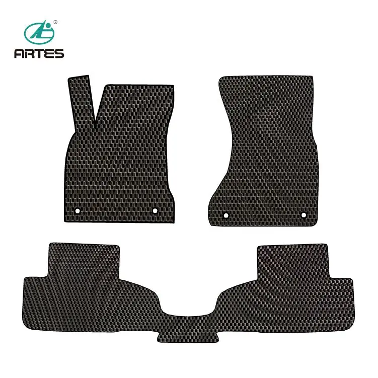 Exquisite Pattern Non Skid Design Eco-Friendly Wholesale Custom PVC 3d Car Floor Mat for Honda Civic