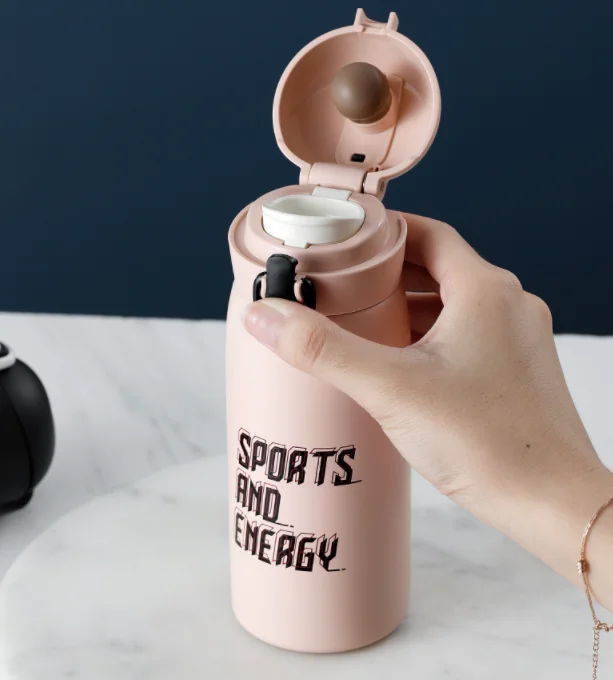 Eco friendly Stainless Steel Sports Insulated Flask Shaker Thermos Travel Large Capacity Drinking Water Bottle