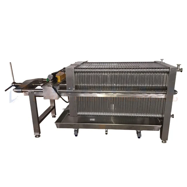 Plate Size 400mm or 600mm Palm Oil Dewatering Food Grade Stainless Steel Filter Press