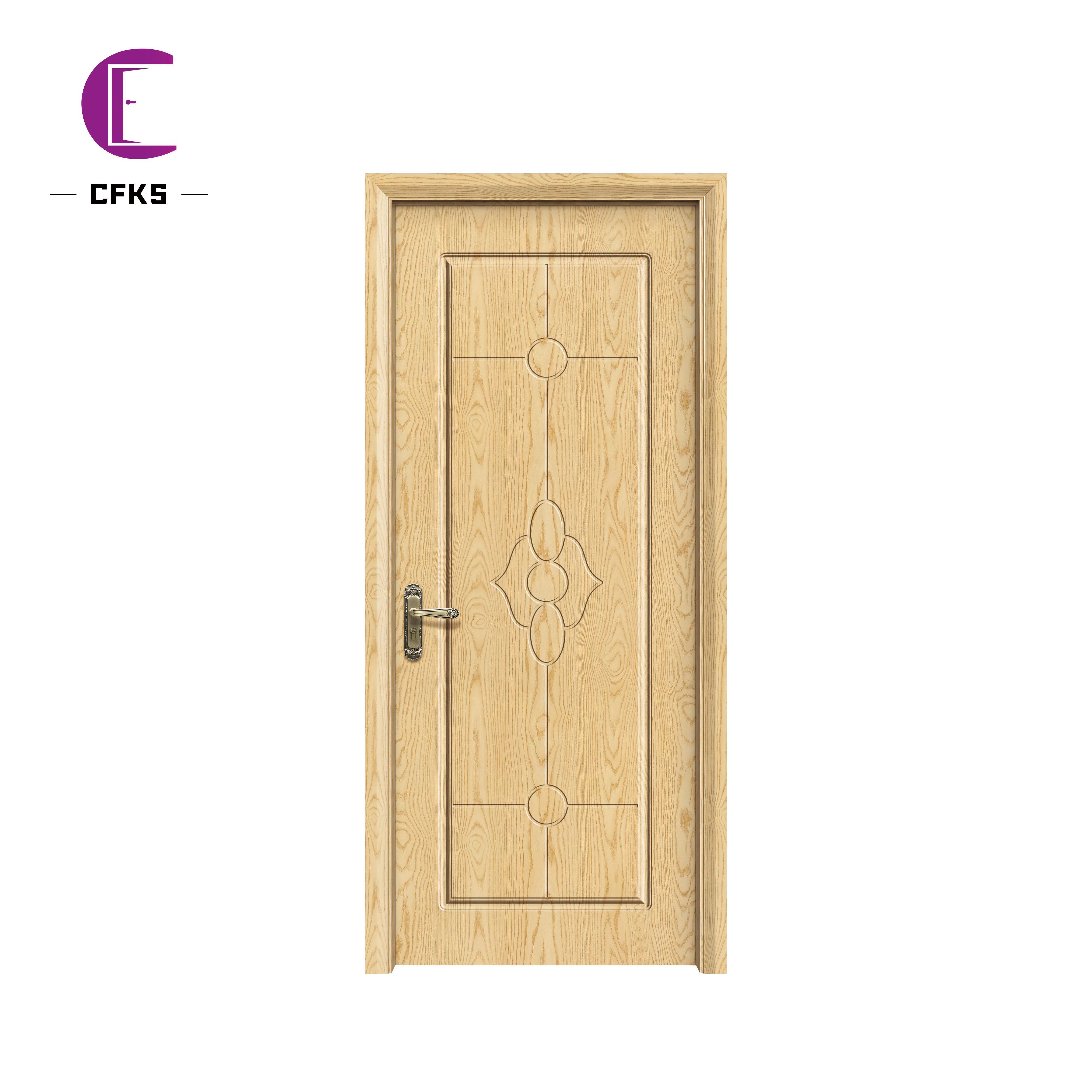 Waterproof WPC Door Panel ABS/PVC/WPC door skin china door manufacture